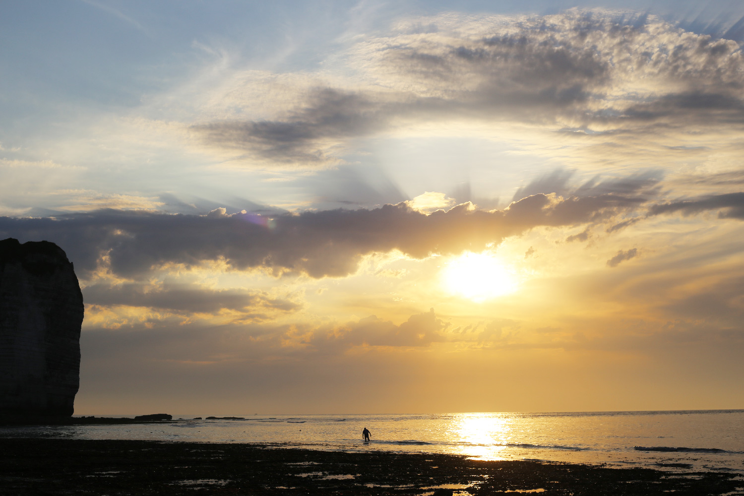 sunset-normandy-sea